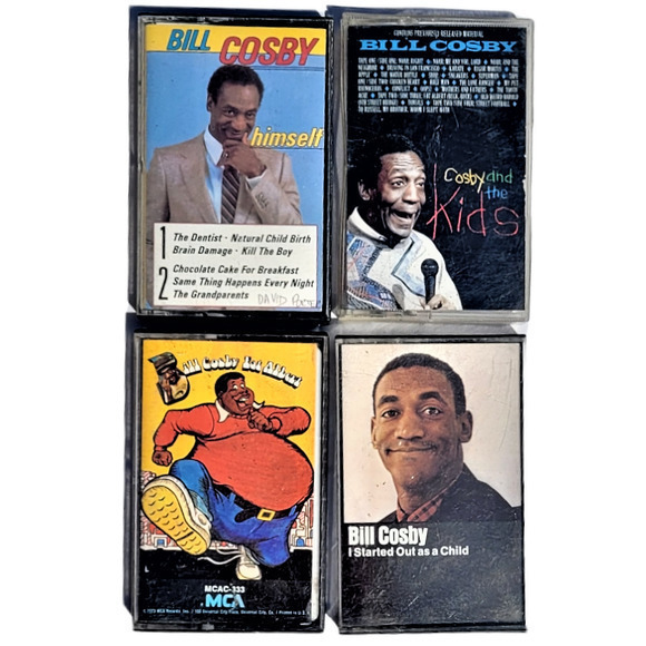 Vintage 4‎ Bill Cosby Cassette Tapes - Picture 1 of 7